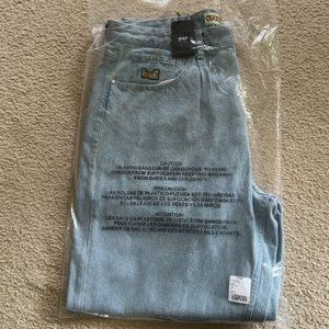 HUF BRAD CROMER PANTS SIZE 36'' LIGHT BLUE